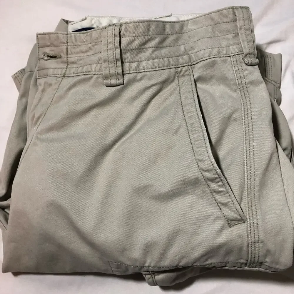 Polo Ralph Lauren mens classic chino cargo shorts 34 light khaki preppy classic